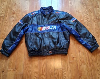Bud NASCAR NEXTEL CUP レザージャケット Nascar Racing Nextel Cup Leather Jacket - Etsy