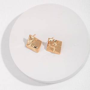Contemporary Geometric Drop Earrings
