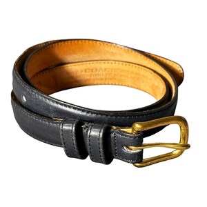 Vintage Coach Belt Navy - Etsy display picture 1