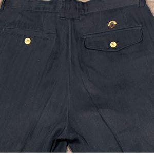 Vtg Tommy Bahama Silk Pleated Shorts Men 30 Navy Blue Summer Old Money Coastal image 7