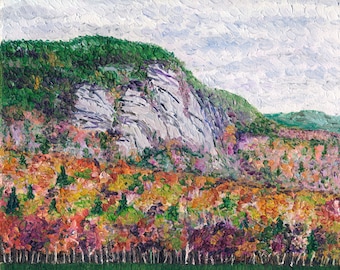 Mountainside in Autumn, 8 x 10 in., giclee print