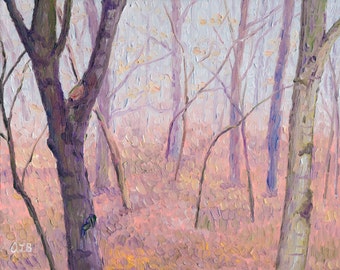 Giclee print, Fog in the Woods, 8 x 10 in.