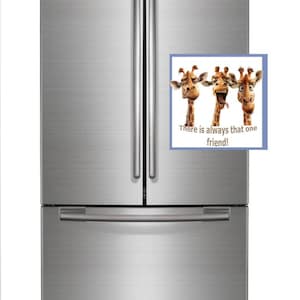 good friends magnet, best friends magnet, funny giraffe sticker, friends together magnet, girlfriend gift, funny refrigerator magnet, BFF