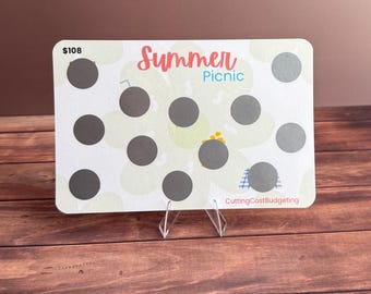 Summer Picnic Scratch Off | Savings Challenge