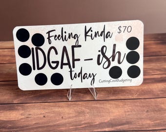 IDGAF Scratch Off | Savings Challenge