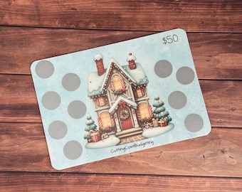Holiday House Scratch Off | Savings Challenge
