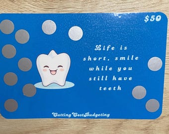 Life is short Scratch Off | Savings Challenge