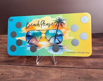 Beach Please Scratch Off | Savings Challenge