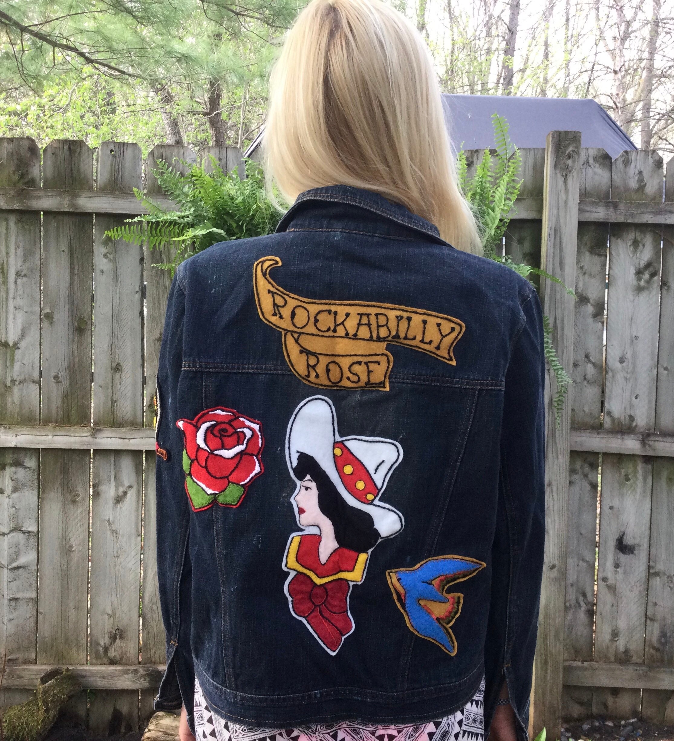 rockabilly denim jacket