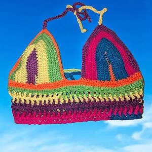 Rainbow Rave Bralette
