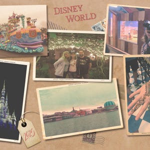 Colagem de fotos VINTAGE COMEMORATIVAS | Produto digital personalizado | Lembrança personalizada | Arte de memória de férias | Impressão pronta para moldura | Personalizado