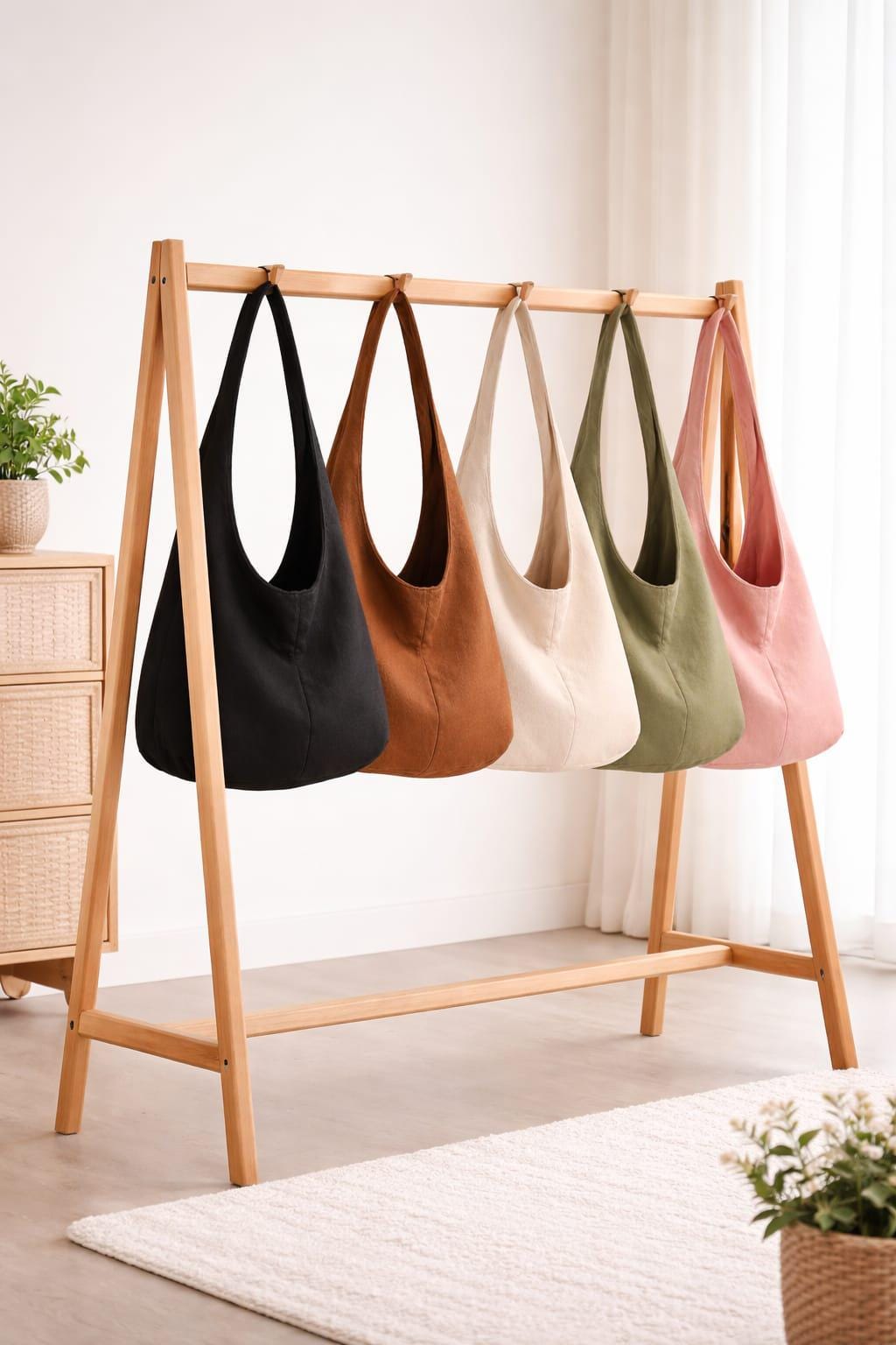 Boho Tote Bag Sewing Pattern | Slouchy Shoulder Bag PDF (sizes S-XL) - Etsy