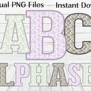 Ensemble de lettres de l'alphabet en toile universitaire PNG | Toile personnalisée violet vert noir | T-shirts Dessous de verre de Zazzle.be Liste d'envies Vous avez des idées ? Numérique | Résumé | Téléchargement instantané