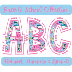 Alphabet de la rentrée BCBG PNG | Doodle personnalisé sur toile | Enseignant | T-shirts Dessous de verre de Zazzle.be Liste d'envies Vous avez des idées ? Numérique | Résumé | Téléchargement instantané
