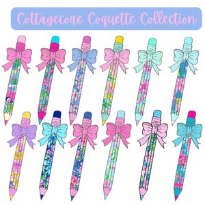 Images Clipart Crayons Fleurs Preppy PNG | École | Enseignants | Agenda | Téléchargement instantané | Sublimation T-shirts Gobelets Mugs