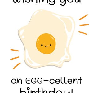 Personalisierte digitale Grußkarte | Happy_Birthday_Card_Cute_Egg_Cellent_Design
