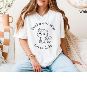 Cat Lover Graphic Shirt, Feline Enthusiast, Top Cute Kitty Shirt, Animal Print, Pet Owner Gift, Cat Lady Present, Birthday Gift, Mothers Day