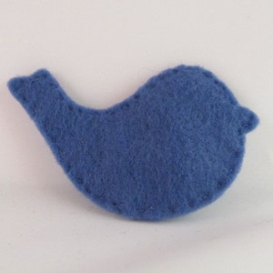 Blue Bird Brooch-Felt Pin