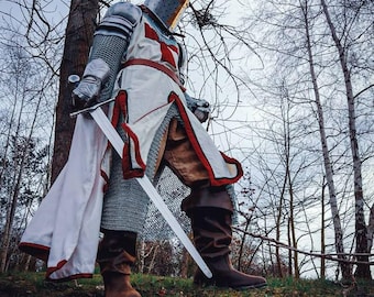 18 Gauge Steel Medieval Knight Templar Suit - Full Body Armor