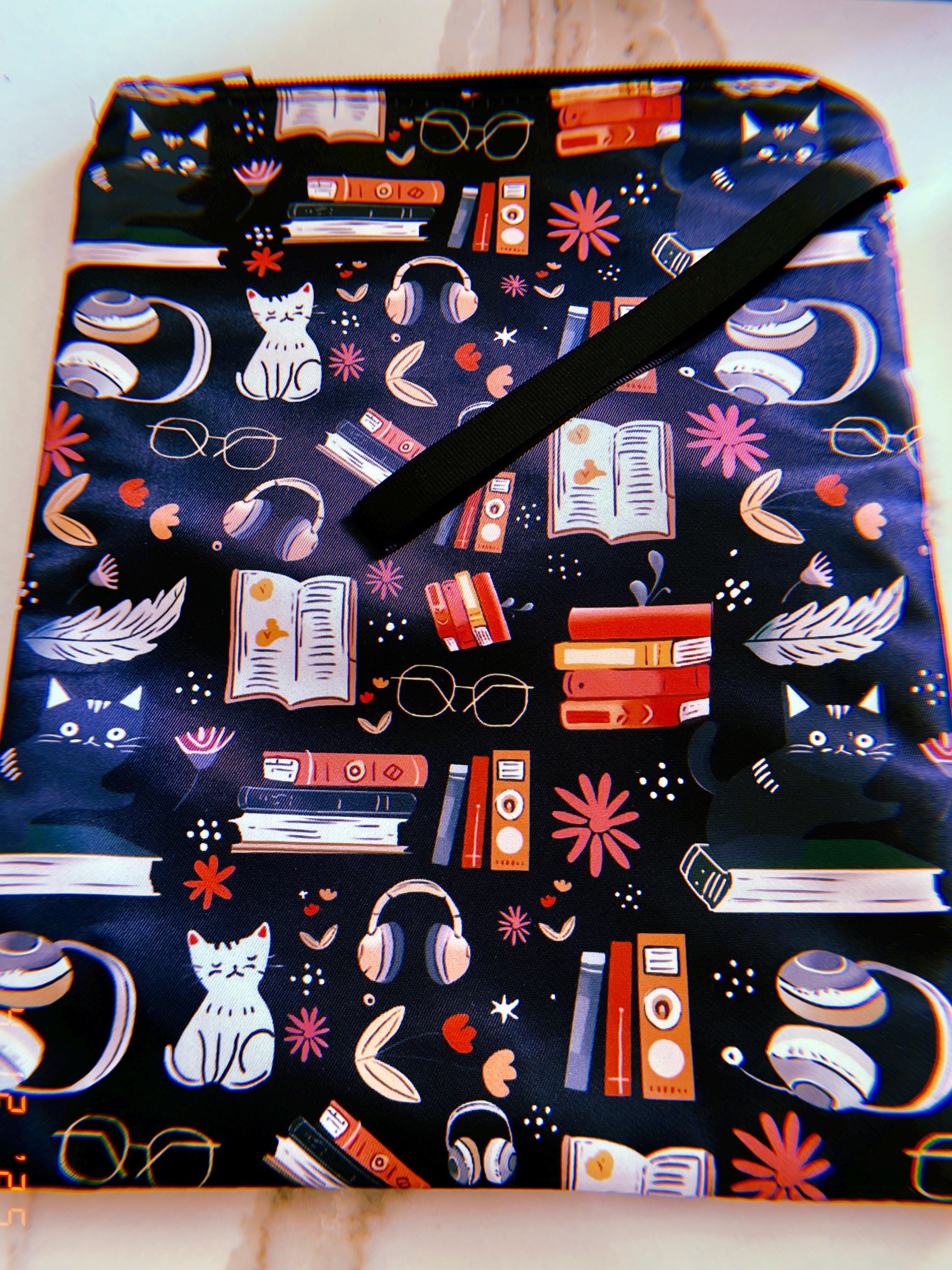 Zippered Booksleeve, Padded Book Cover, E-reader Sleeve - Etsy