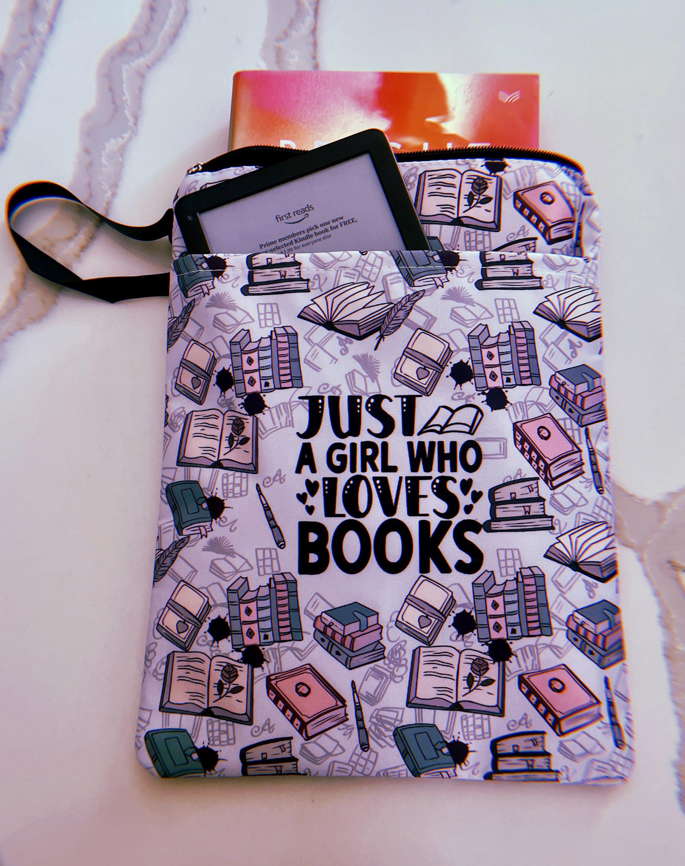 Zippered Booksleeve, Padded Book Cover, E-reader Sleeve - Etsy