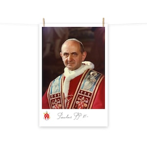 Pope Paul VI Matte Poster