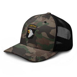 101st Airborne Division Camouflage Trucker Hat