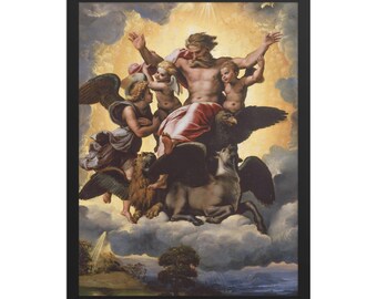 Ezekiel's Vision von Raphael gerahmtes Poster