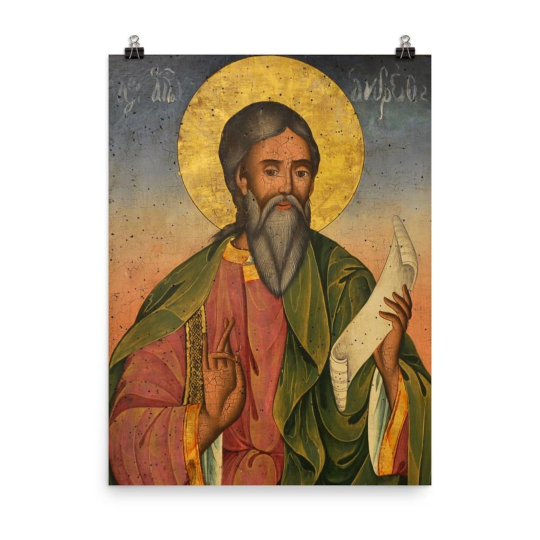 St Andrew the Apostle Matte Poster - Etsy