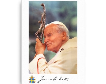 Lienzo del Papa Juan Pablo II