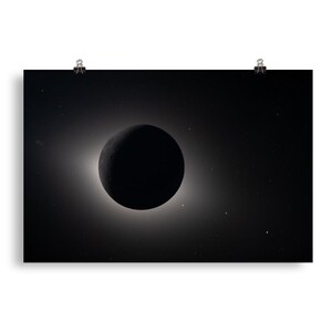 Artemis II in Eclipse Matte Poster