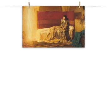 Póster mate de La Anunciación de Henry Ossawa Tanner