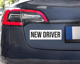 New Driver Car Magnet