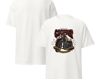 Vintage Chopper Motorcycle Est. 1976 Custom Bike Tee Design