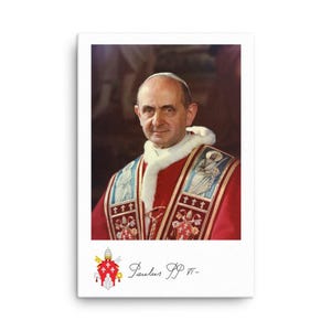 Pope Paul VI Canvas