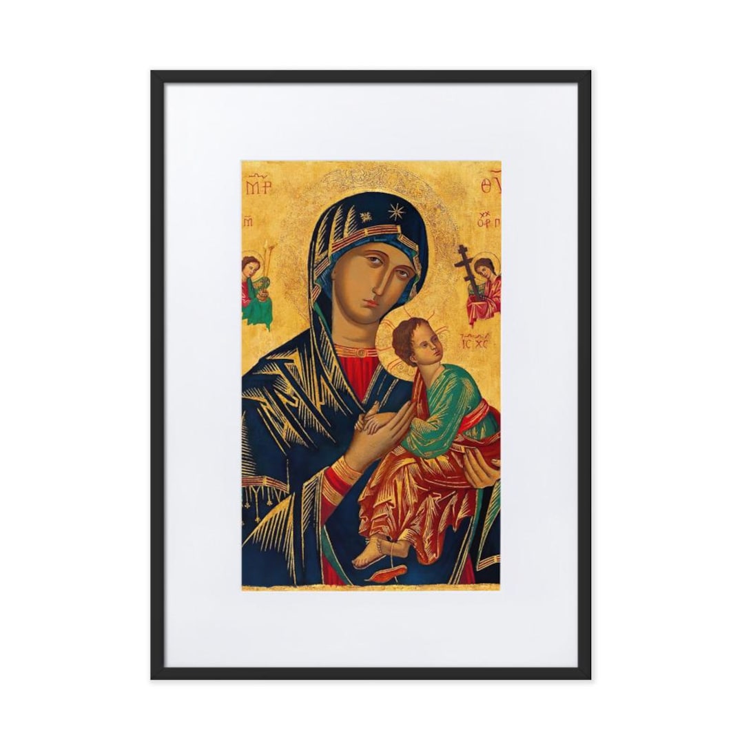 Our Lady of Perpetual Help Framed Poster W/ Mat - Etsy