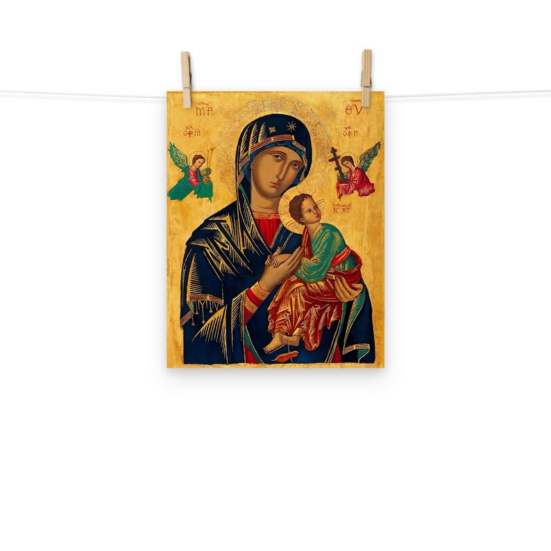 Our Lady of Perpetual Help Matte Poster - Etsy