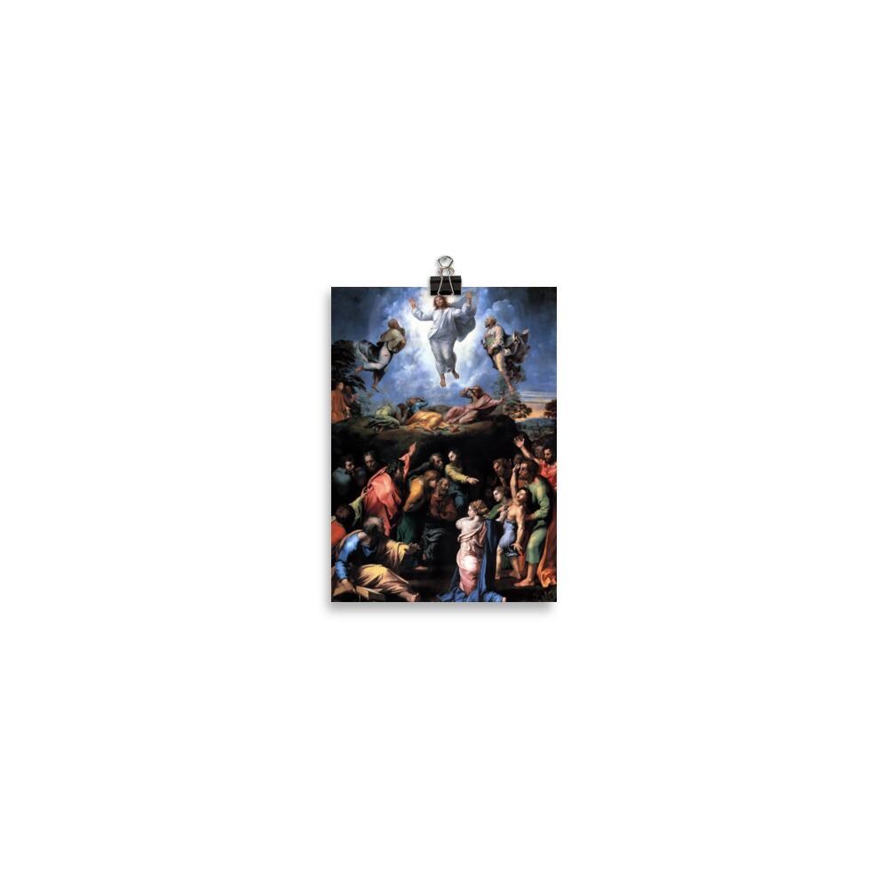 Transfiguration Poster The Transfiguration by Raphael Matte Poster - Etsy