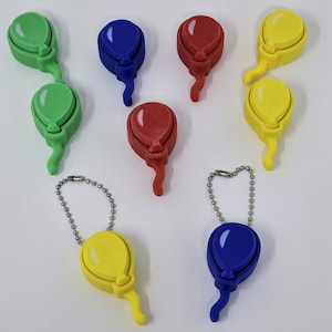 Balloon 3D Printed Clicky Clicker Fidget Keychains