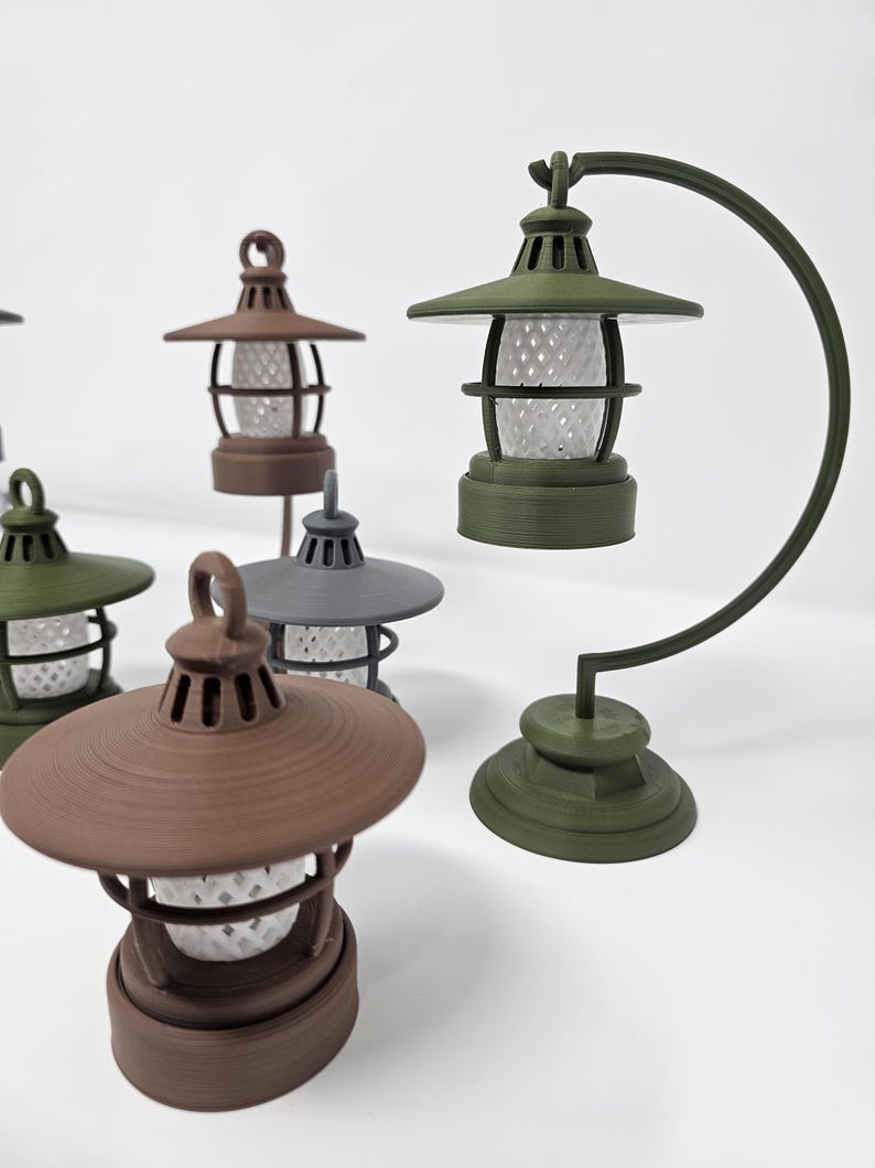 3D Printed Mini Camping Tea Light Lantern - Etsy