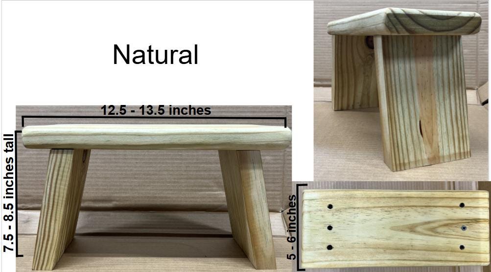 Primitive Rustic Wooden Farm Stool - Etsy