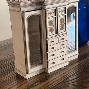 The Antique Armoire Scale 1:12 Laser Cut Pattern Electronic File PM040