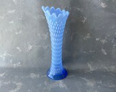 Vintage Northwood Vase, blue