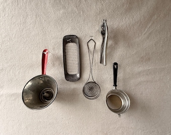 Vintage Metal Kitchen utensils