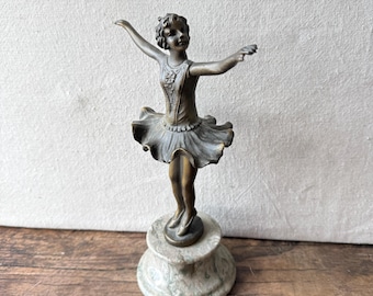 Antique Ballerina bronze sculpture, ballerina