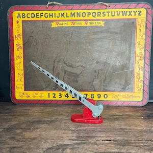 Vintage Model train crossing gate, metal
