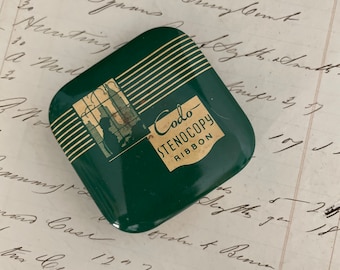Vintage Typewriter Ribbon Tin, Codo