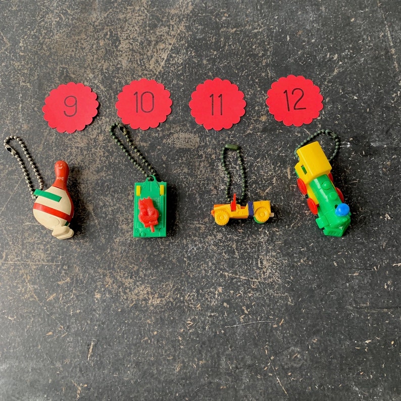 Vintage Plastic Puzzle Key Chain ONE Etsy