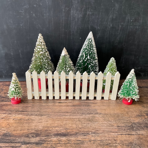 Christmas Tree Fence Etsy