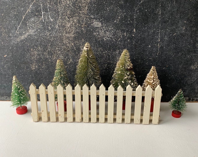 Vintage Picket Fence Christmas Tree Fence Etsy
